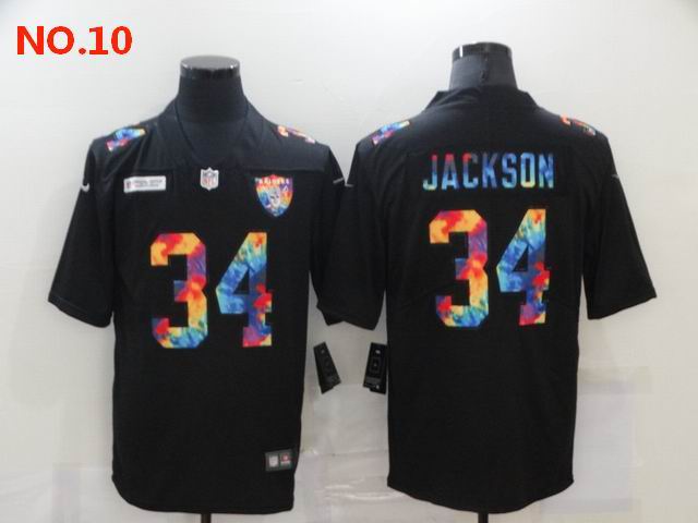 Men's Las Vegas Raiders 34 Bo Jackson Jersey NO.10;